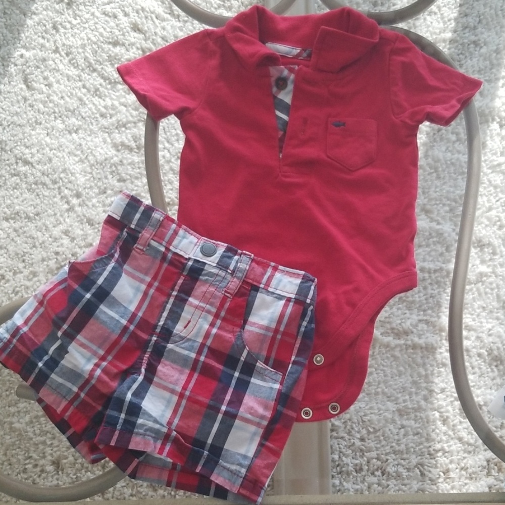 Garanamals 2 pc boys short set